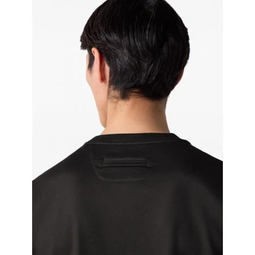 Tricou ZEGNA, piqué cotton T-shirt