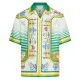 Camasa Casablanca, Cuban Collar, Multicolor - UMF23SH00311CITYSCAPE Camasa Casablanca, Cuban Collar, Multicolor - UMF23SH00311CITYSCAPE