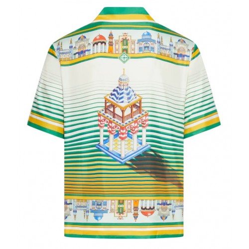 Camasa Casablanca, Cuban Collar, Multicolor Camasa Casablanca, Cuban Collar, Multicolor