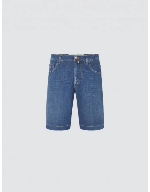 Pantaloni Scurti JACOB COHEN, Blue Denim - UOE0140S3735749D Pantaloni Scurti JACOB COHEN, Blue Denim - UOE0140S3735749D