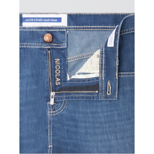 Pantaloni Scurti JACOB COHEN, Blue Denim Pantaloni Scurti JACOB COHEN, Blue Denim