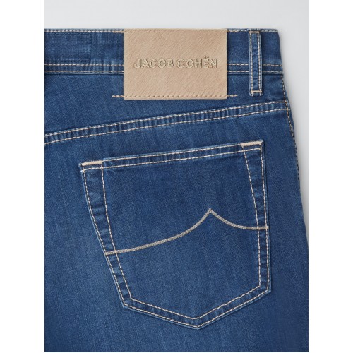 Jeans JACOB COHEN, Bard Mid Blue, Albastru Jeans JACOB COHEN, Bard Mid Blue, Albastru