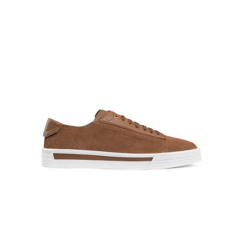 Sneakers STEFANO RICCI, Suede, Calfshin Leather, Brown Sneakers STEFANO RICCI, Suede, Calfshin Leather, Brown