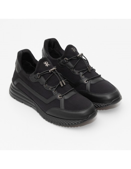 Sneakers STEFANO RICCI,  Modern Lacing System, Black - UV689G6527TSWYN999