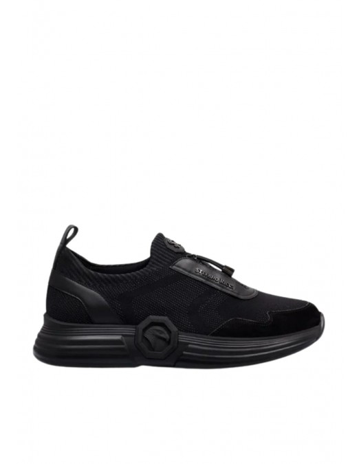 Sneakers STEFANO RICCI, Logo Insert, Black - UZ27G6582TSSDPWN999 Sneakers STEFANO RICCI, Logo Insert, Black - UZ27G6582TSSDPWN999