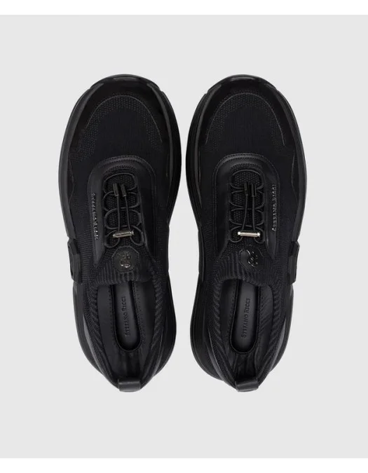 Sneakers STEFANO RICCI, Logo Insert, Black - UZ27G6582TSSDPWN999 Sneakers STEFANO RICCI, Logo Insert, Black - UZ27G6582TSSDPWN999