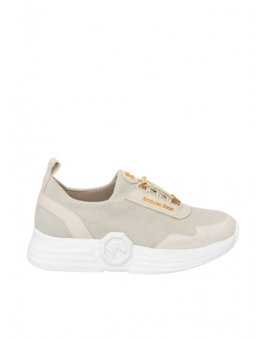 Sneakers STEFANO RICCI, Logo Insert, Bej - UZ27G6582TSSDPWW003 Sneakers STEFANO RICCI, Logo Insert, Bej - UZ27G6582TSSDPWW003