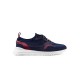 Sneakers STEFANO RICCI,  Crocodile Red Details, Navy Blue - UZ689G6573SMWCSTBR11