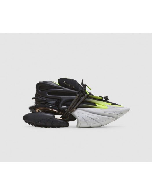 Sneakers BALMAIN, Fluorescent Unicorn Low Top, Black - VJ309KNEFEGM