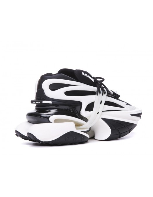 Sneakers BALMAIN,  Unicorn Low Top, Black White - VJ309KNOCEAB