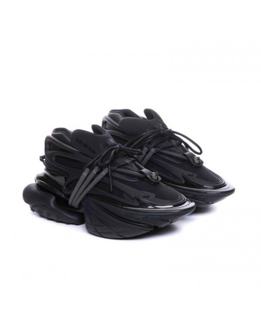 Sneakers BALMAIN,  Unicorn Low Top, Black - VJ309KNSC0PA