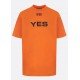 Tricou VETEMENTS, Yes No, Orange - VL12TR340X1611FLUOORANGE