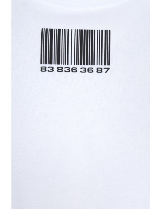 Tricou VETEMENTS, Barcode, White - VL12TR460W1602WHITE