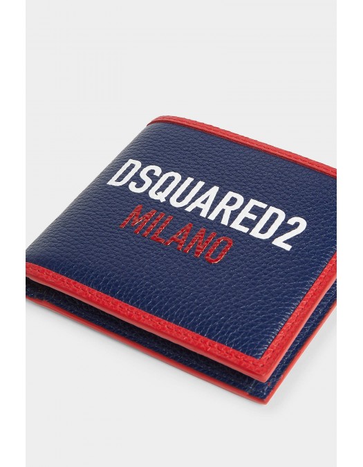 Portofel DSQUARED2, Milano Insert, Dark Blue - WAM007201500001M222UNI