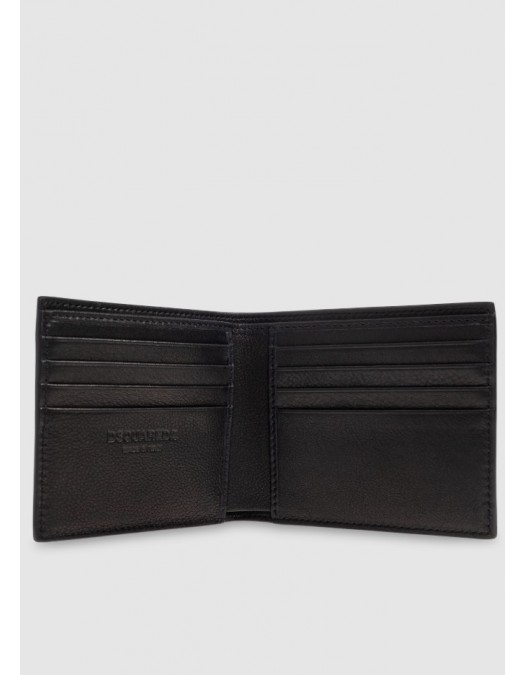 Portofel DSQUARED2, BLACK Foldable wallet with logo - WAM0074046000012124
