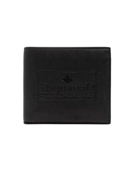Portofel DSQUARED2, BLACK Foldable wallet with logo - WAM0074046000012124