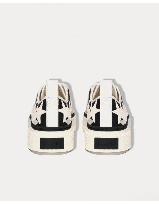 Sneakers AMIRI, Star Patch Low Top, Alb - WFS007BLACK Sneakers AMIRI, Star Patch Low Top, Alb - WFS007BLACK