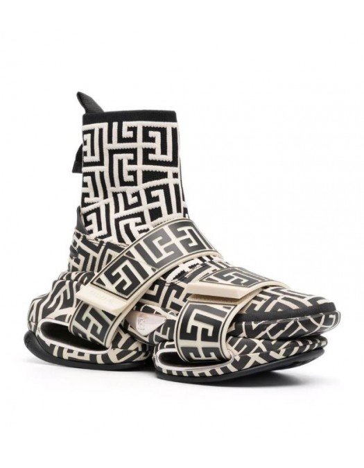Sneakers BALMAIN, BBold high-top Monogram - WN1VH540TKMDGFE