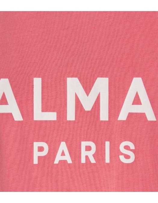 TRICOU BALMAIN, Logo Alb, Roz - XF1EF000BB02OCO