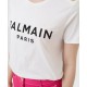 TRICOU BALMAIN, GOLD Button, White - WF1EF005B044GAB