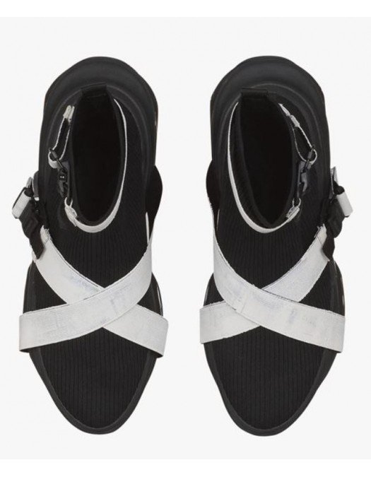 Sneakers BALMAIN, B Bold High Top, Black WHITE - XM0VH284TLKC0PA