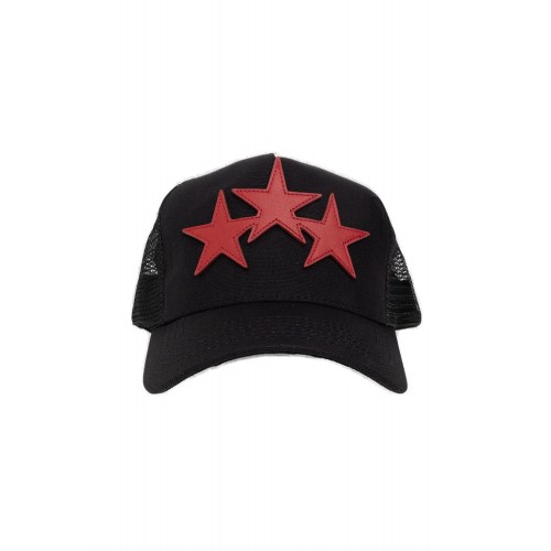 SAPCA AMIRI, Trucker Design, Red Stars, Black SAPCA AMIRI, Trucker Design, Red Stars, Black