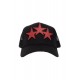 SAPCA AMIRI, Trucker Design, Red Stars, Black - XMAH002BLACKRED SAPCA AMIRI, Trucker Design, Red Stars, Black - XMAH002BLACKRED