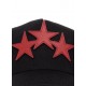 SAPCA AMIRI, Trucker Design, Red Stars, Black - XMAH002BLACKRED SAPCA AMIRI, Trucker Design, Red Stars, Black - XMAH002BLACKRED