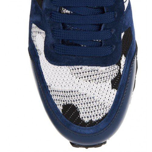 Sneakers VALENTINO GARAVANI -Rockrunner camouflage mesh, Blue