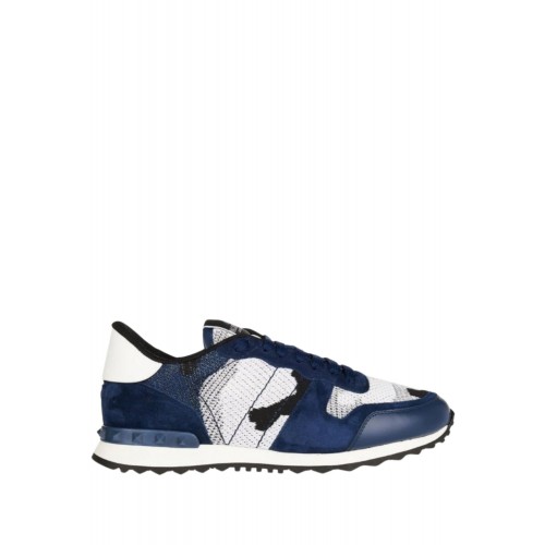 Sneakers VALENTINO GARAVANI -Rockrunner camouflage mesh, Blue Sneakers VALENTINO GARAVANI -Rockrunner camouflage mesh, Blue