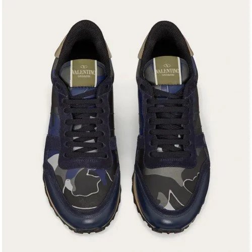 Sneakers VALENTINO GARAVANI - Rockrunner, Blue Reflective Nappa