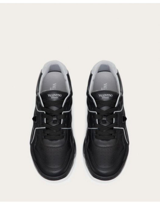 Sneakers VALENTINO GARAVANI - One Stud, Low Top, Black - XY2S0E71NWN00A