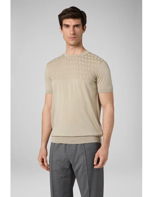 Tricou PAL ZILERI, Guler Rotund 3D Stitch - Y3M0U315MM74739