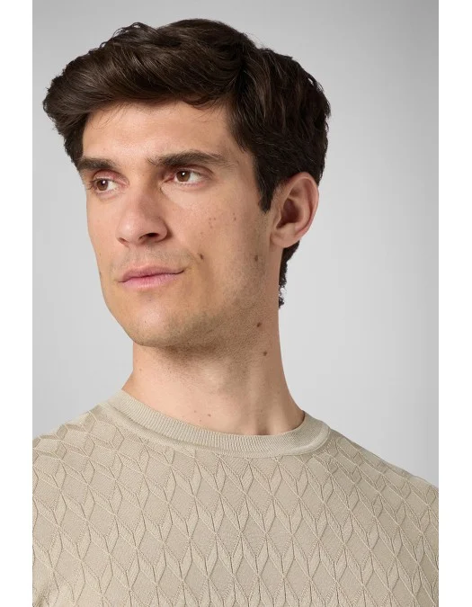 Tricou PAL ZILERI, Guler Rotund 3D Stitch - Y3M0U315MM74739