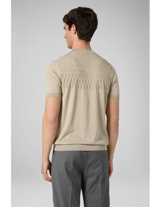 Tricou PAL ZILERI, Guler Rotund 3D Stitch - Y3M0U315MM74739