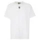 Tricou BALMAIN, Oversizet Fit, Imprimeu Brand, White - YH1EG010BB69GAB