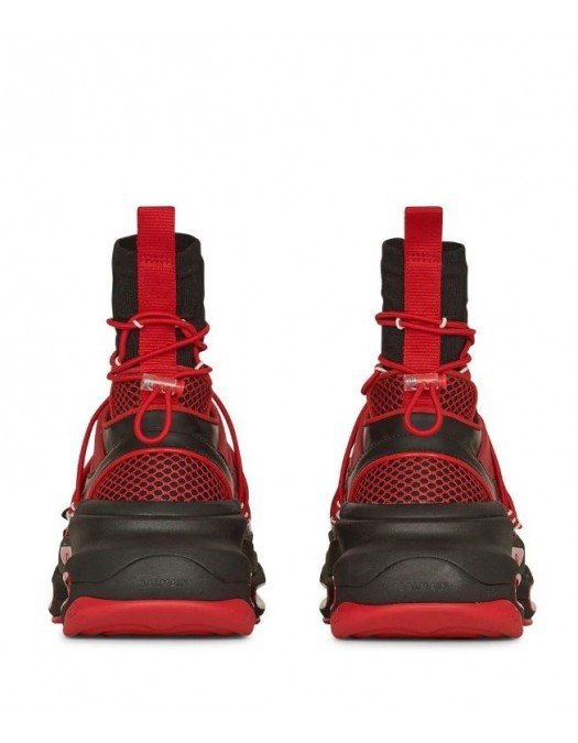 Sneakers BALMAIN,  BBold, Bicolor Black Red - YM1VH308TKDREGC
