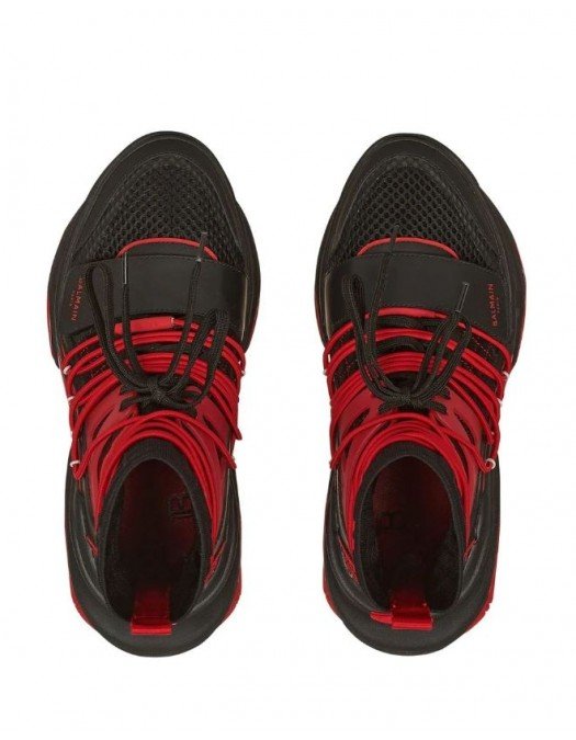 Sneakers BALMAIN,  BBold, Bicolor Black Red - YM1VH308TKDREGC