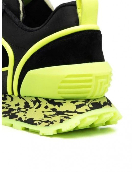 Sneakers BALMAIN,  Contrast Sole, Low Black Green - YM1VI305TVNHEAQ