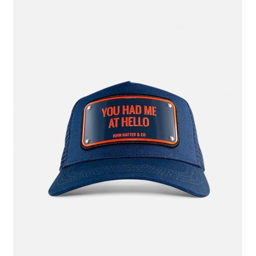 Sapca JOHN HATTER & CO, You Had Me At Hello, Navy