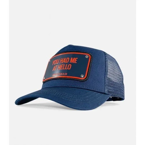 Sapca JOHN HATTER & CO, You Had Me At Hello, Navy