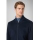 Jacheta PAL ZILERI, Jersey Bomber, Navy Blue - Z36SH531ENJ91601