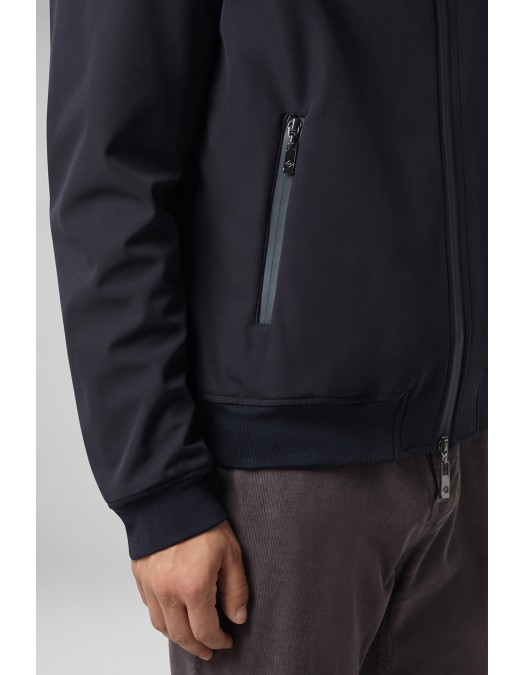 Jacheta PAL ZILERI, Soft Shell Bomber, Navy Blue - Z36SM629NO20001