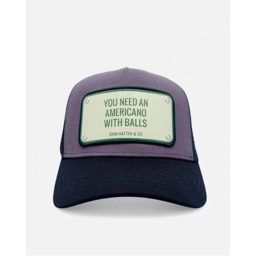 Sapca JOHN HATTER & CO, You Need an Americano with Balls