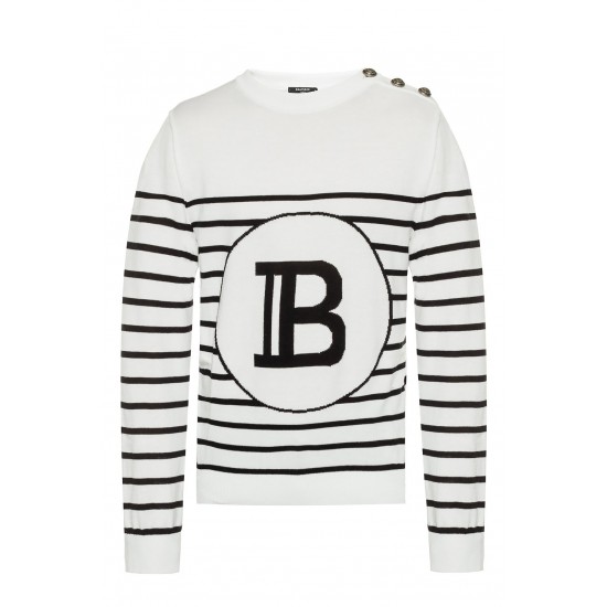 BLUZA BALMAIN SS20 BLUZA BALMAIN SS20 - THK177GAB - BLUZE BARBATI