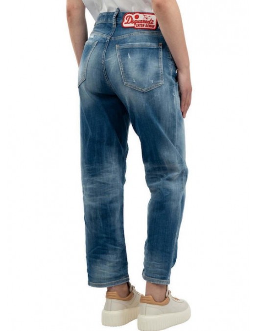 JEANS DSQUARED2,"Boston" jeans made of  stretch denim. - S72LB0830S30342470