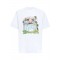 Tricou CASABLANCA, White Volcano Printed T-shirt
