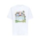 Tricou CASABLANCA, White Volcano Printed T-shirt - MSP26JTS00122EXBCVOLCANO