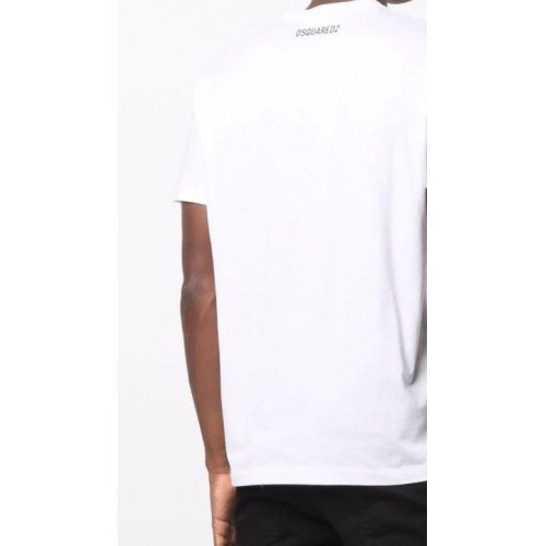 Tricou DSQUARED2, Insertie COOL, Alb