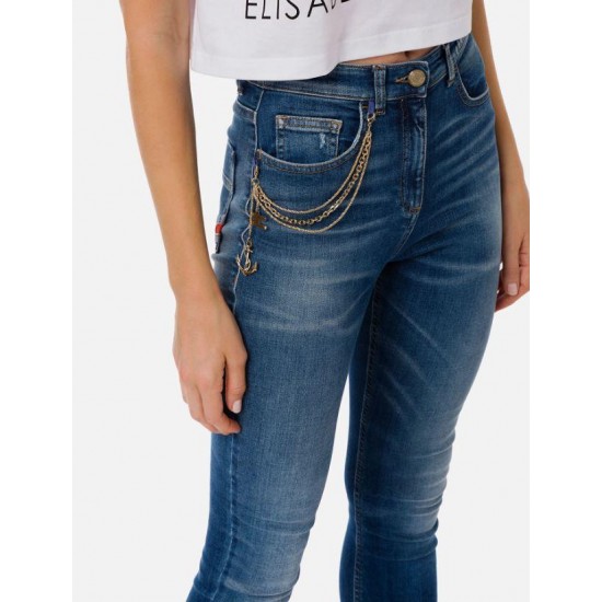 JEANS ELISABETTA FRANCHI SS20 JEANS ELISABETTA FRANCHI SS20 - PJ63I01E2104 - JEANS FEMEI